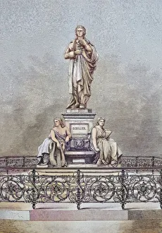 Schiller Monument in Berlin, Germany