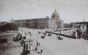 Schlossbruecke Castle Bridge and Berliner Stadtschloss palace