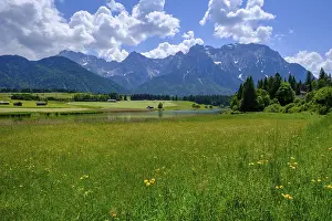 Schmalensee with Karwendel, near Mittenwald