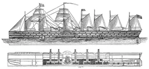 Schnittplan der SS Great Eastern