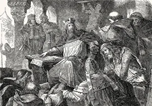 Scholars at the court, Carolingian literary reorganization by Charlemagne