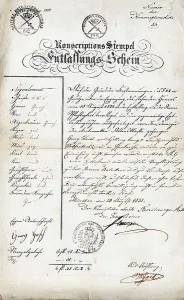 School report card from the Elementar Werktagsschule or Elementary Workday School for Monika Haltenberger