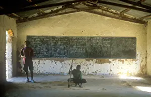 School in a village near Kande on Lake Malawi