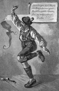 Schuhplattler, a traditional Austro-Bavarian folk dance