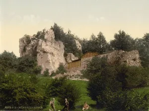 Schwarzfels Ruin in the Harz Mountains