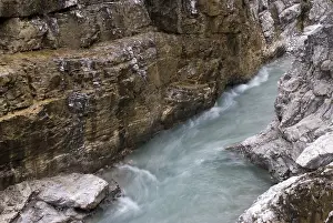 Schwarzwassertal Gorge, near confluence with the Lech River