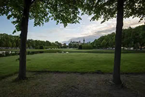 Schwerin Castle in the distance