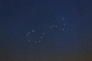Scorpius star constellation, Night sky