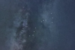 Scorpius star constellation, Night sky