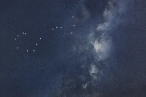 Scorpius star constellation, Night sky