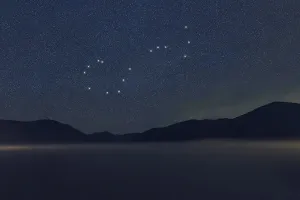 Scorpius star constellation, Night sky