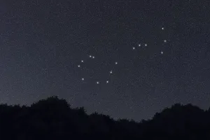 Scorpius star constellation, Night sky