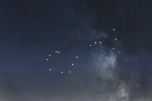 Scorpius star constellation, Night sky