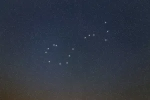 Scorpius star constellation, Night sky