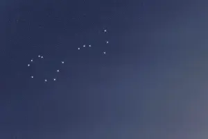 Scorpius star constellation, Night sky
