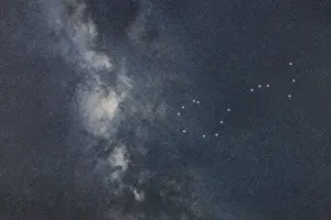 Scorpius star constellation, Night sky
