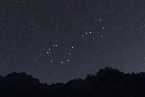Scorpius star constellation, Night sky