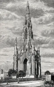 The Scott Monument, Edinburgh, Scotland