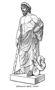 Sculpture, Asklepios, illustration
