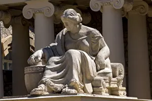 Sculpture of the goddess of Gigeia in Essentuki