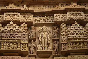 Sculpture at Laxman Temple, Khajuraho