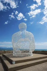Sculpture made of letters, Le Nomade