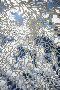 Sculpture made of letters, Le Nomade