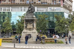 Sculpture Monumento a Isabel la Catolica y Cristobal Colon