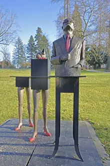 Sculpture Variation in red by Guido Messer 2019
