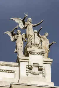 Sculptured facades of the Palace of Communications (Palacio de las Comunicaciones de Valencia)