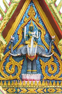 Sculptures at Wat Phra Yai, Buddhist Temple