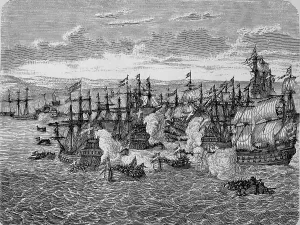 The Sea Battle in the Sound, Seeschlacht im Sund