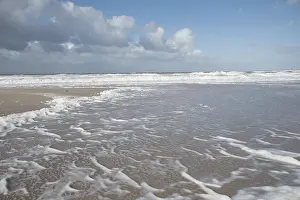 Sea spray on the beach of Kampen on the island of Sylt