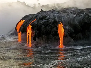 Sea view of Kilauea Volcano in Big Island