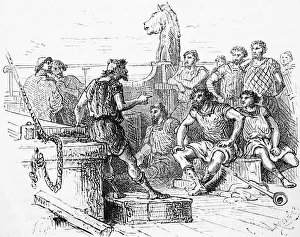 Seafarer on a Phoenician merchant ship