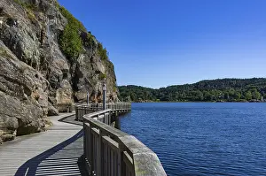 The seafront promenade is the pride of the town of Uddevalla