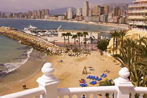 Seafront, skyscrapers, skyscrapers