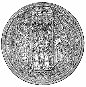 Seal of Albrecht von Hohenzollern