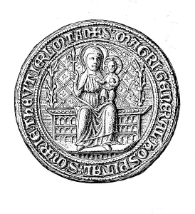 Seal of the Grand Masters on a document from 1397