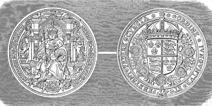 The seals of King Henry VIII. Henry VIII Tudor
