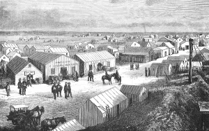 Search for diamonds and founding of diamond towns
