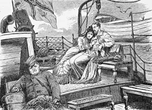 Seasick on the aft deck, East Frisia