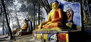 Seat-figures of the Dhyani Buddha Akshobhya