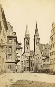 The Sebaldus Church in Nuremberg in 1870