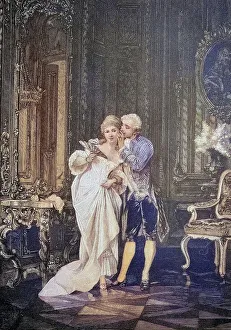 The Secret, Man whispering something in a womans ear
