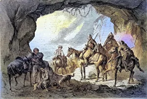 A Security Escort on Horseback in Bosnia