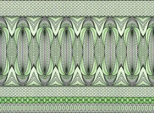 Security pattern on a share certificate