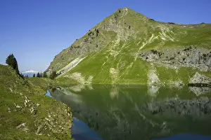Category Mountain Landscapes Prints: Seealpsee and Seekoepfel, 1919m