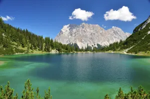 Seebensee, mountain lake, Zugspitze