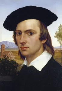 Self-portrait by Franz Otto Scholderer (25 January 1834 - 22 January 1902)